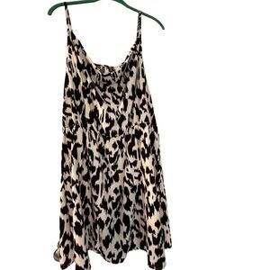 SHEIN Curve leopard print dress with cowl front. Size 4X which is a 20. NEW